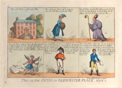 This is the House in Gloucester Place, Plate 1 MET DP883654