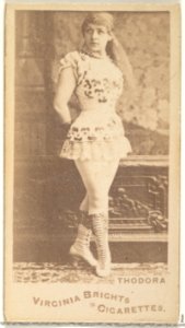 Thodora, from the Actors and Actresses series (N45, Type 1) for Virginia Brights Cigarettes MET DP830053