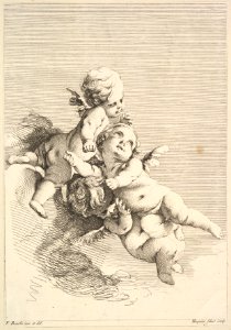Three Cupids MET DP826231. Free illustration for personal and commercial use.