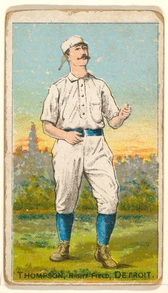 Thompson, Right Field, Detroit, from the Gold Coin series (N284) for Gold Coin Chewing Tobacco MET DP824781