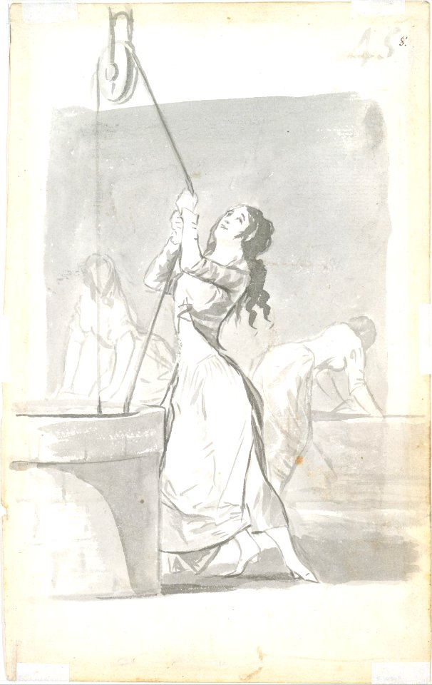 Three Washerwomen; Madrid Album (B), page 45 MET DT236253