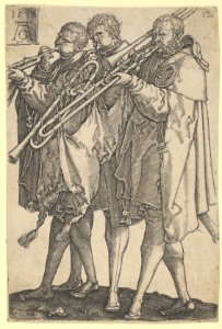 Three Trombonists, from The Large Wedding Dancers MET DP836749