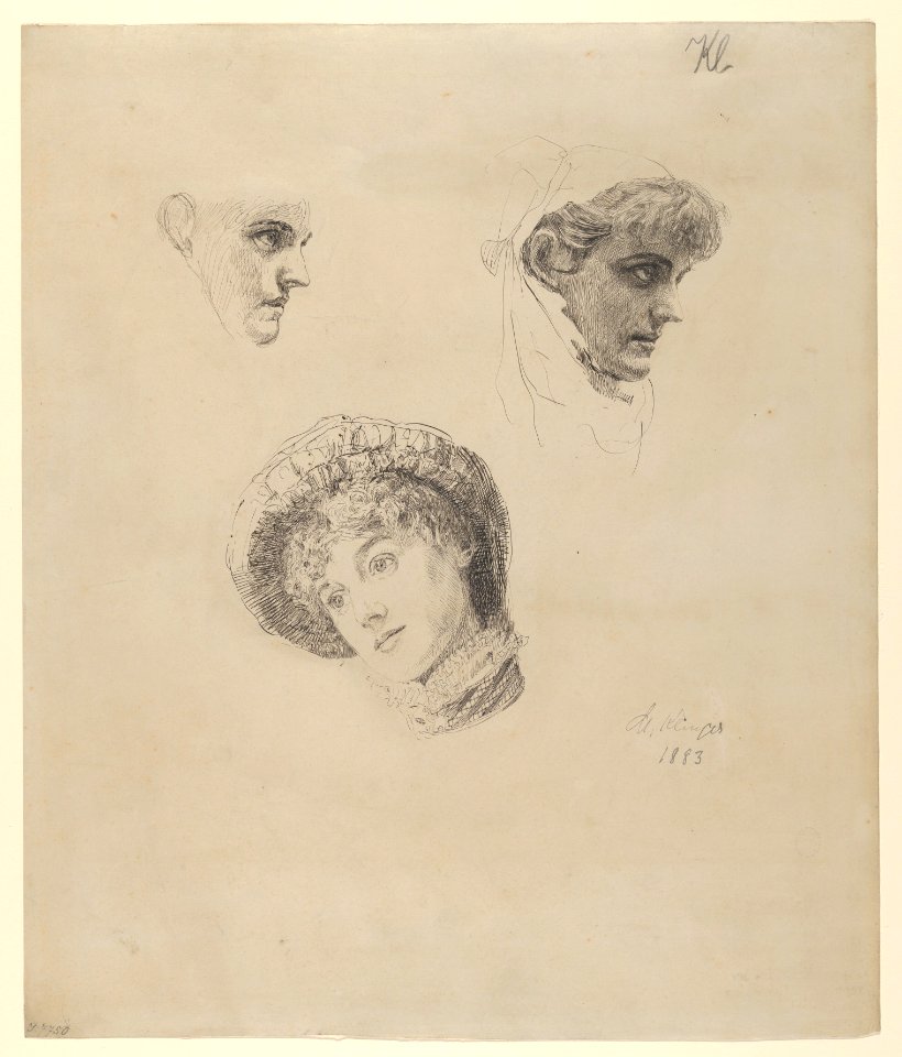 Three Studies of Heads of Women MET DP836562
