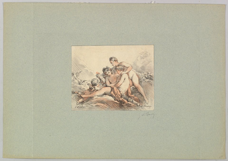 Three Young Women and Cupid MET DP826640