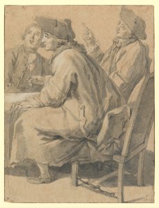 Three Men at a Table MET DP213779