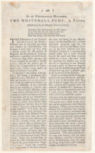 The Whitehall Pump (page from The Westminster Magazine) MET DP876954