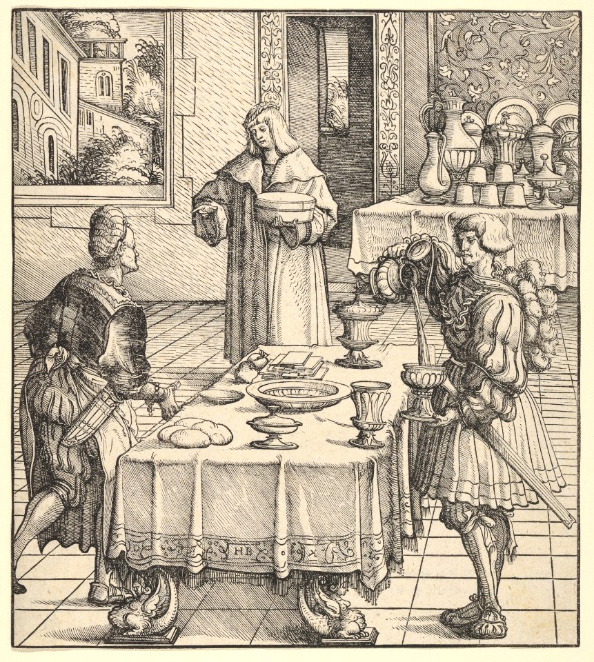 The White King Learning to Conduct a Kitchen, from Der Weisskunig MET DP834064