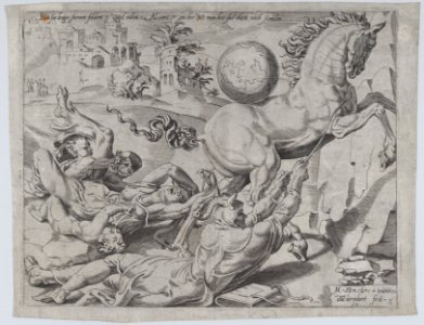 The World Carrying Away Knowledge and Love, from The Unrestrained World, plate 3 MET DP860305