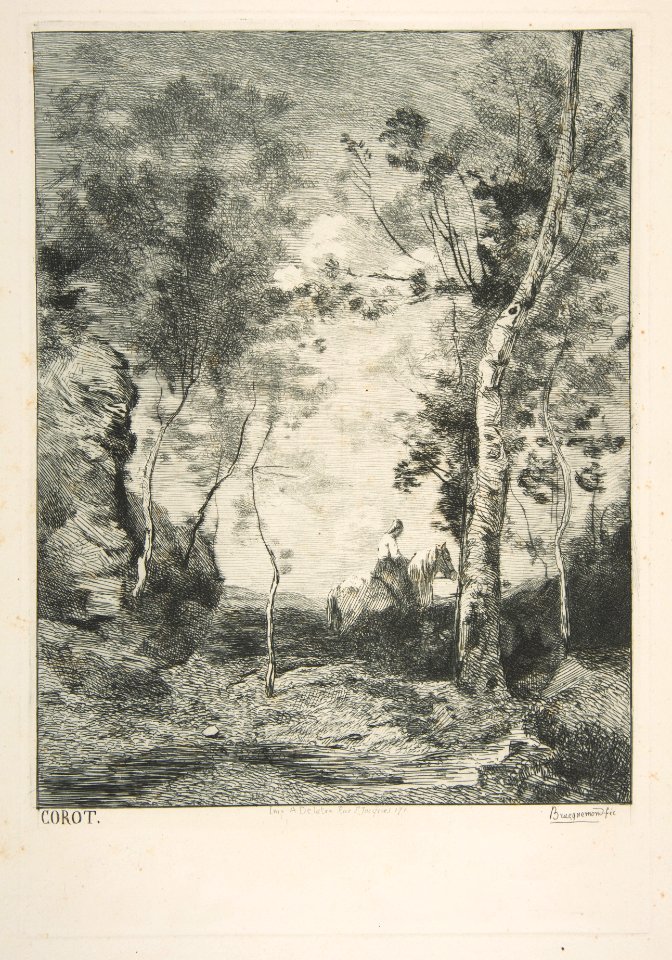 The White Horse, after Corot MET DP814357