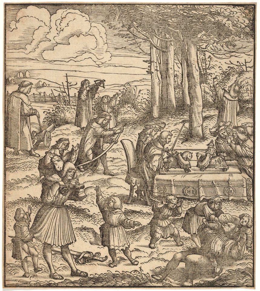 The White King as Child Playing with Other Children, from Der Weisskunig MET DP834055