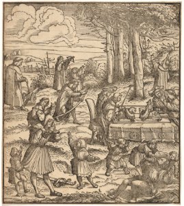 The White King as Child Playing with Other Children, from Der Weisskunig MET DP834055