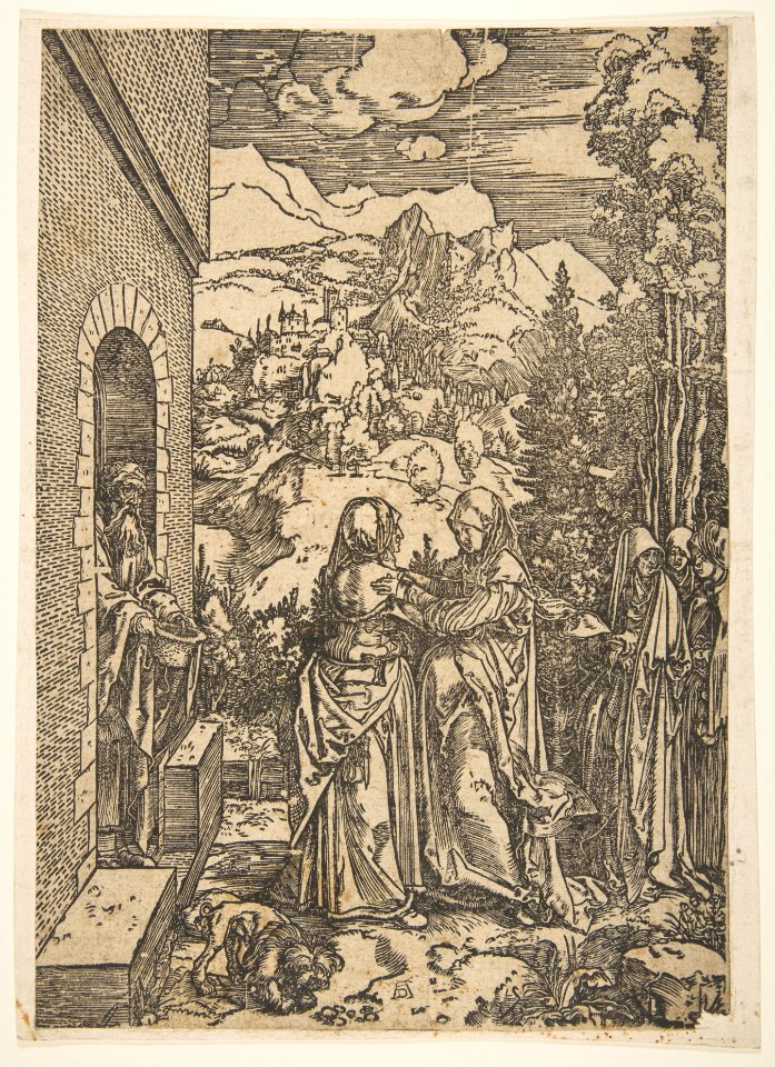 The Visitation, from The Life of the Virgin (copy) MET DP816269