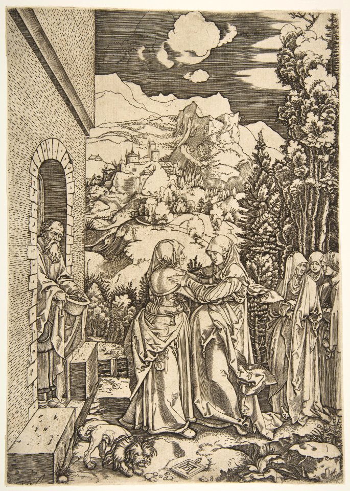 The Visitation, from The Life of the Virgin (copy) MET DP816273