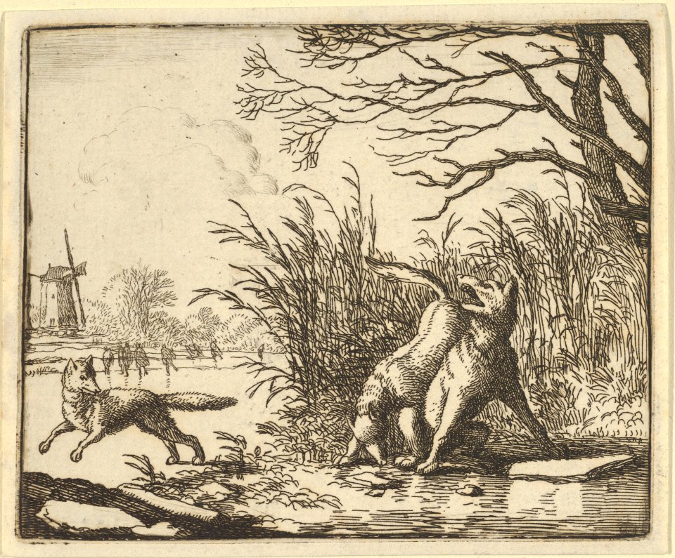 The Wolf Accuses Renard Once Again from Hendrick van Alcmar's Renard The Fox MET DP837682