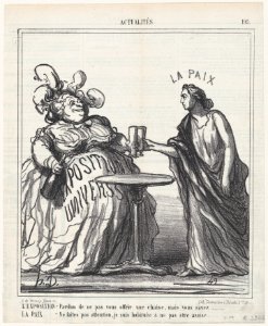 The world fair published in Le Charivari, September 16, 1867 - MET DP877672
