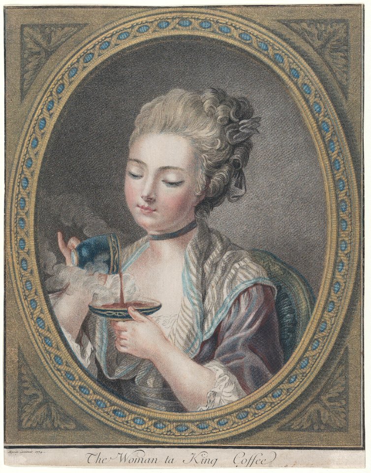 The Woman Taking Coffee MET DP876413