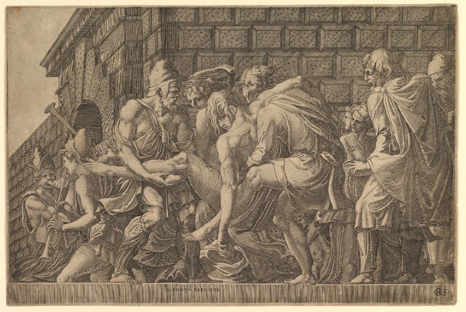 The Wounded Paris Carried from the Field of Battle MET DP824214