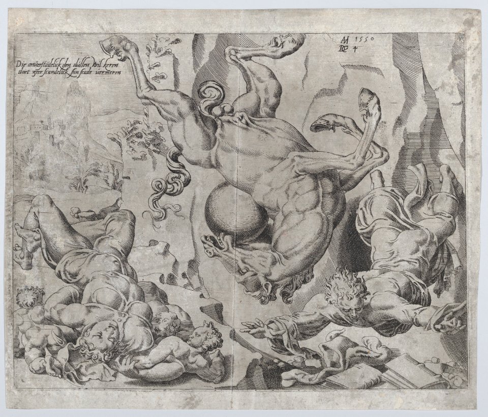 The World Perishing Together with Knowledge and Love, from The Unrestrained World, plate 4 MET DP860304