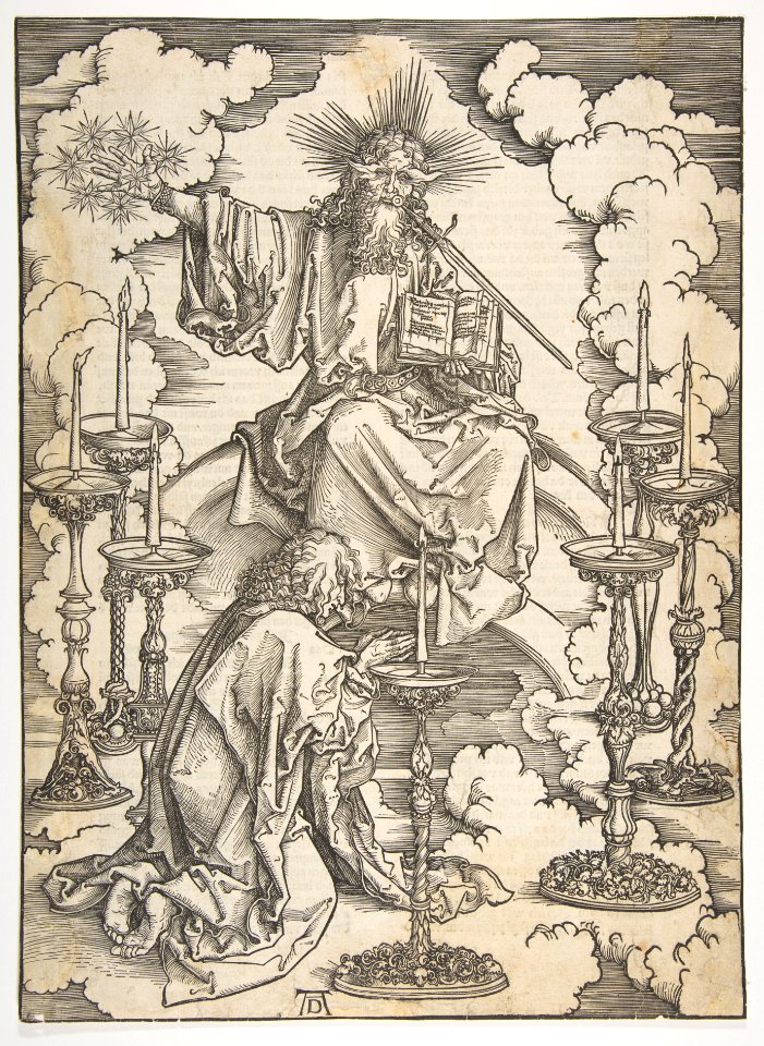 The Vision of the Seven Candlesticks, from The Apocalypse, German Edition 1498 MET DP816134