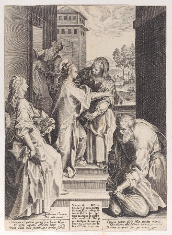 The Visitation, the Virgin and Saint Elizabeth Met DP884548