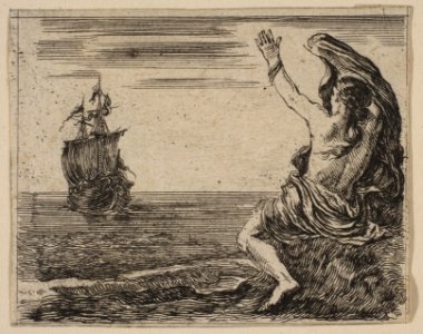 Theseus and Ariadne, from 'Game of Mythology' (Jeu de la Mythologie) MET DP817678