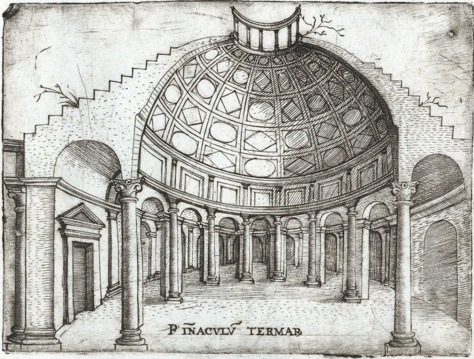 Tem. Ro. Penatibus Dicatu, from a Series of Prints depicting (reconstructed) Buildings from Roman Antiquity MET DP874983