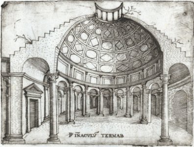 Tem. Ro. Penatibus Dicatu, from a Series of Prints depicting (reconstructed) Buildings from Roman Antiquity MET DP874983