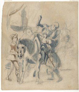 The Wounded Göetz von Berlichingen Takes Refuge in a Gypsy Camp MET DP836125