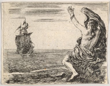 Theseus and Ariadne, from 'Game of Mythology' (Jeu de la Mythologie) MET DP831095
