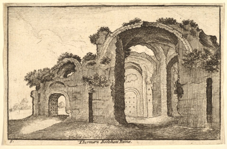 Thermaru diocletiani Ruinae (Baths of Diocletian) MET DP823384
