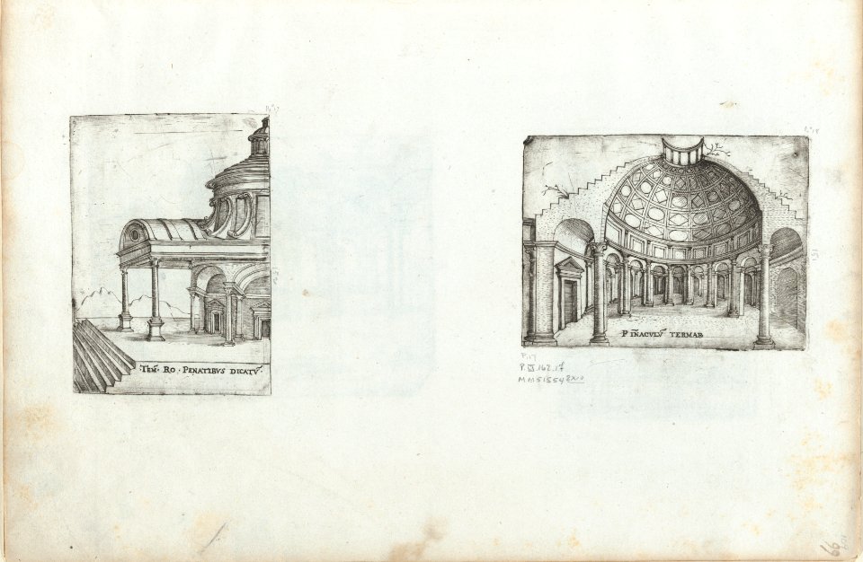 Tem. Ro. Penatibus Dicatu, from a Series of Prints depicting (reconstructed) Buildings from Roman Antiquity MET DP874981
