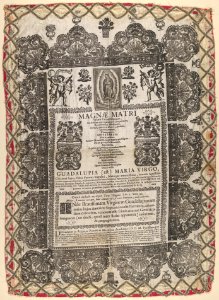 Thesis Proclamation of José Vicente Maldonado y Trespalacios, dedicated to the Virgin of Guadalupe MET DP832863