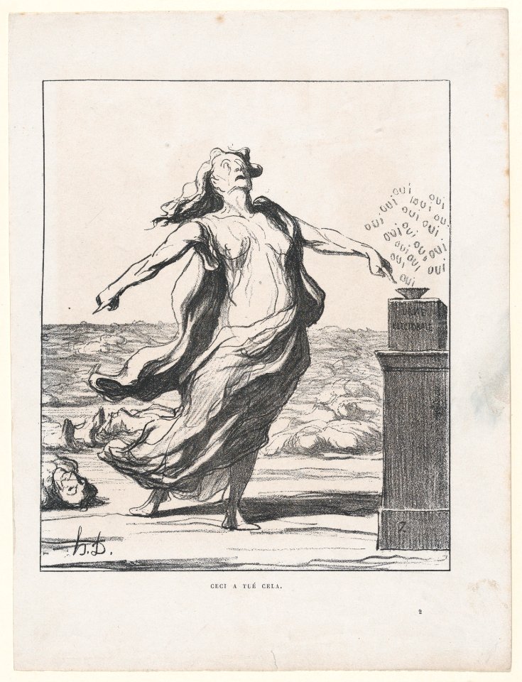 These are responsible for those, from 'News of the day,' published in Le Charivari, February 9, 1871 MET DP877936
