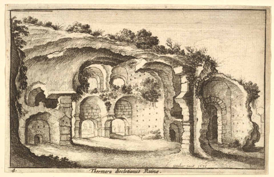 Thermaru diocletiani Ruinae (Baths of Diocletian) MET DP823383