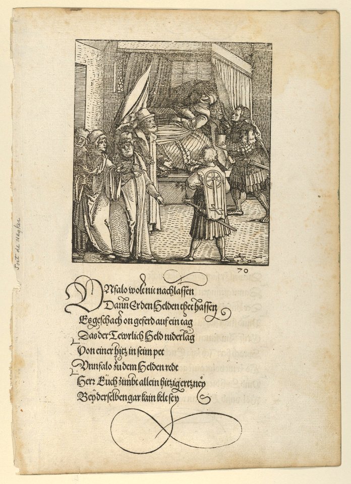 Theuerdanck on his Sickbed, from Theuerdanck MET DP848930