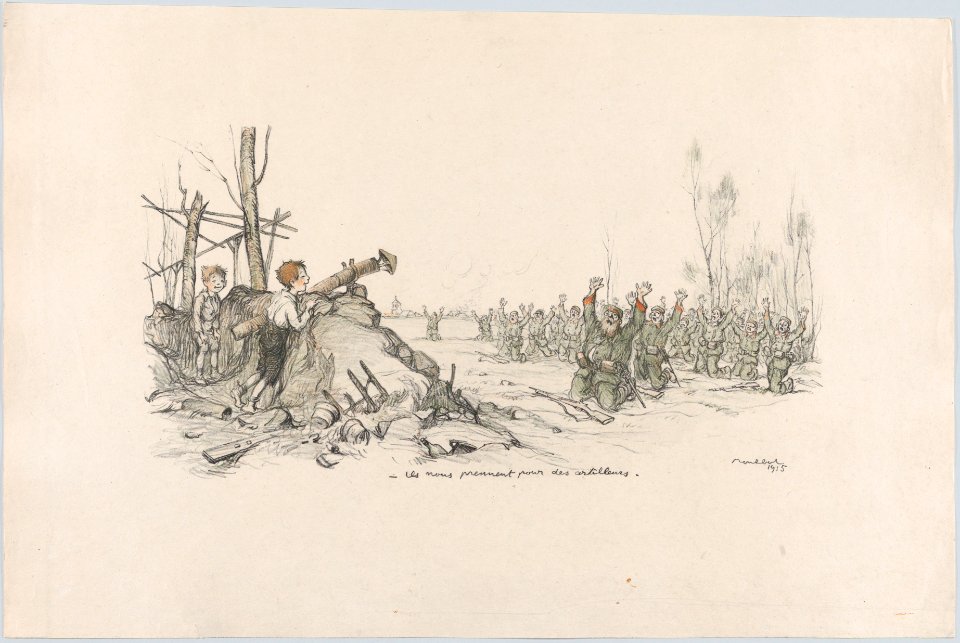 They Think We Are Artillery Men (Ils nous prennent pour des artilleurs) MET DP875520
