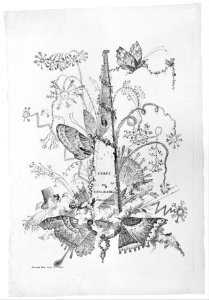 Title page from Essai de Papilloneries Humaines par Saint Aubin MET MM73197