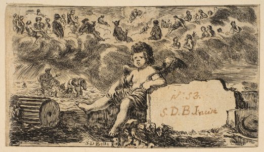 Title page- Cupid, from 'Game of Mythology' (Jeu de la Mythologie) MET DP817660