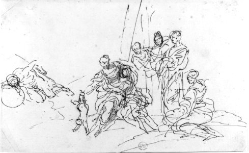 Thetis Dipping the Infant Achilles into the Waters of the Styx MET 41345
