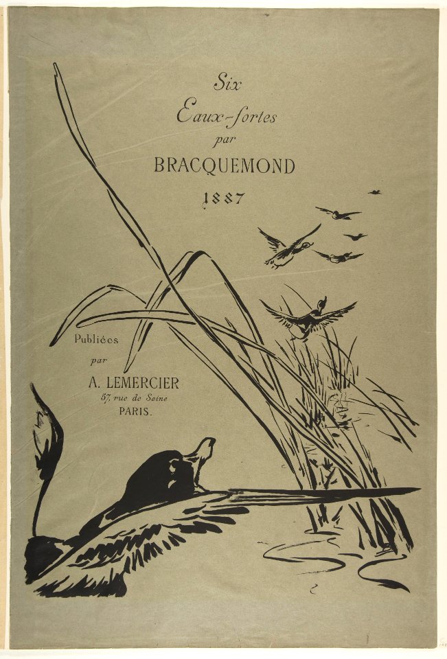 Title Page for Six Published Etchings MET DP814376