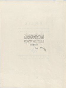 Title Page and Index for Theatrical Portraits from the "Pandora's Box" of Frank Wedekind MET DP876217