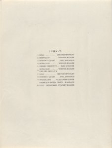Title Page and Index for Theatrical Portraits from the "Pandora's Box" of Frank Wedekind MET DP876218