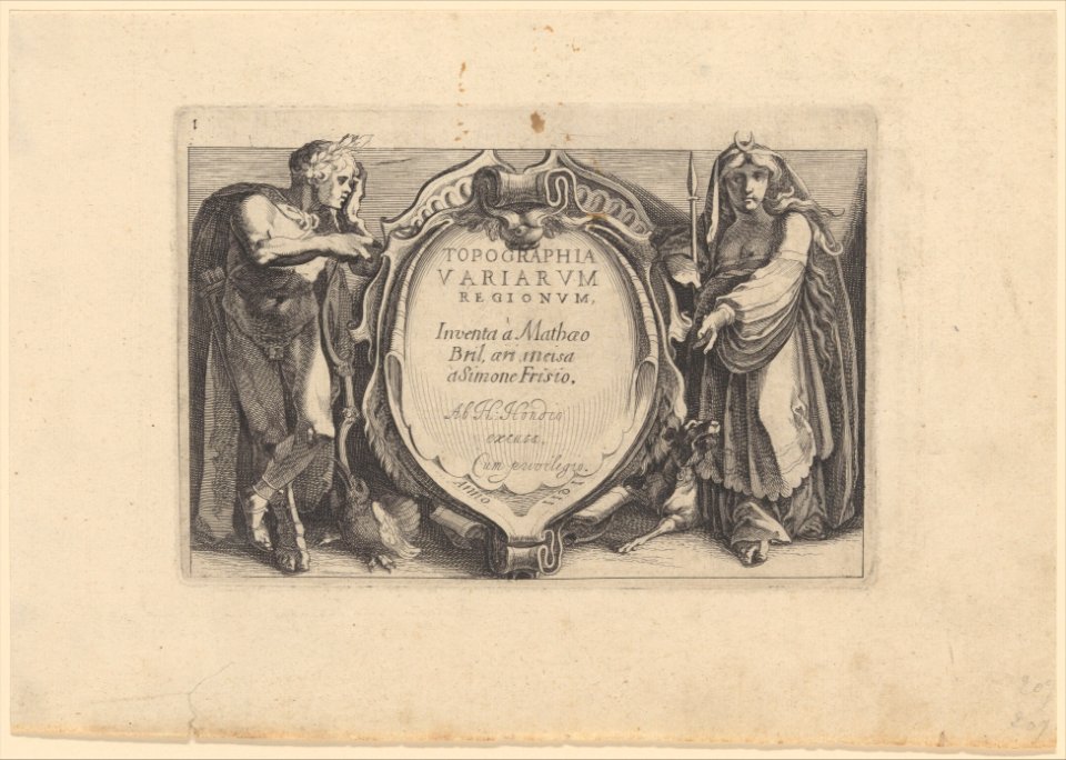 Title to Topographia Variarum Regionum MET DP222950