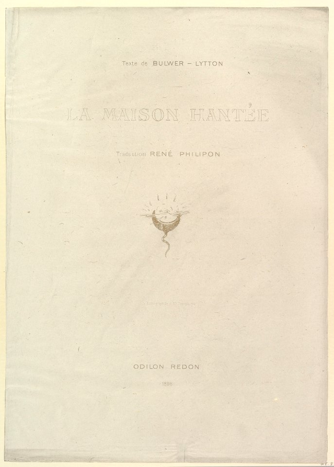 Title page to the series, The Haunted House (La Maison Hantée) MET DP825013