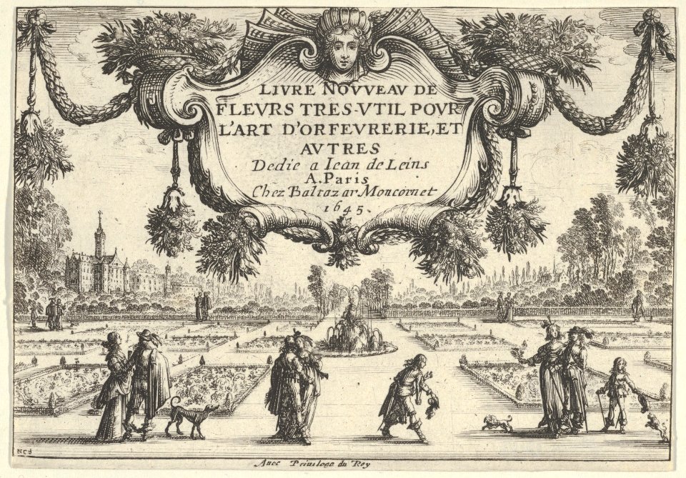 Title Plate, from Livre Nouveau de Fleurs Tres-Util MET DP837400