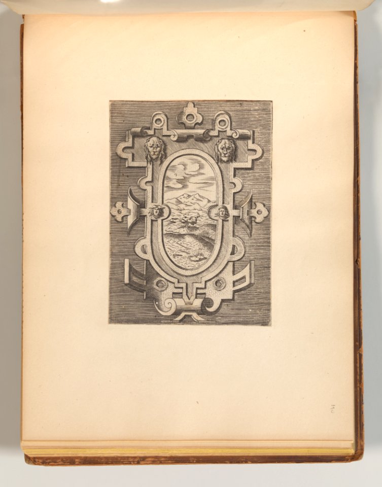Targhe ed altri ornati di varie e capricciose invenzioni (Cartouches and other ornaments of various and capricious invention, page 39) MET DP703728