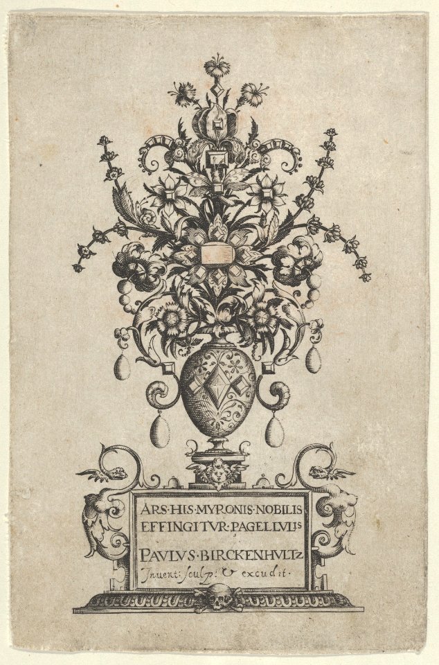 Title Page, from Ars His Myronis Nobilis Effingitus Pagellulis MET DP837154