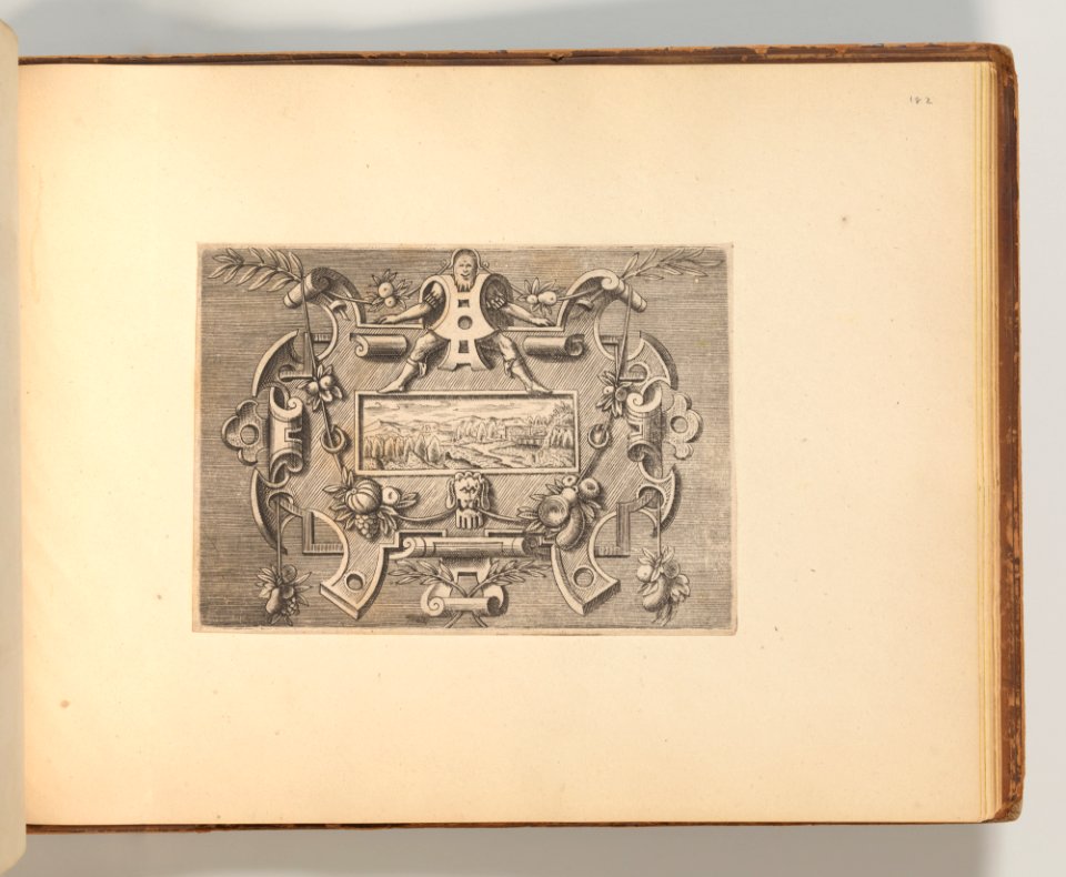 Targhe ed altri ornati di varie e capricciose invenzioni (Cartouches and other ornaments of various and capricious invention, page 50) MET DP703739