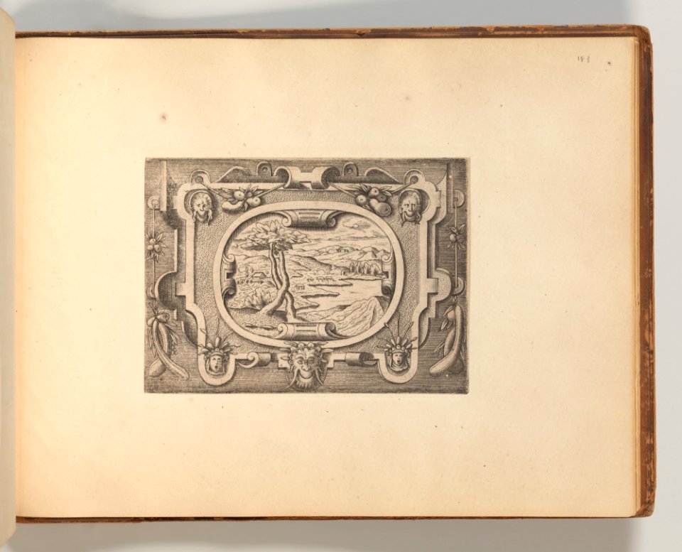 Targhe ed altri ornati di varie e capricciose invenzioni (Cartouches and other ornaments of various and capricious invention, page 52) MET DP703741
