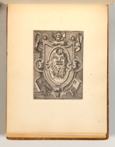 Targhe ed altri ornati di varie e capricciose invenzioni (Cartouches and other ornaments of various and capricious invention, page 35) MET DP703724